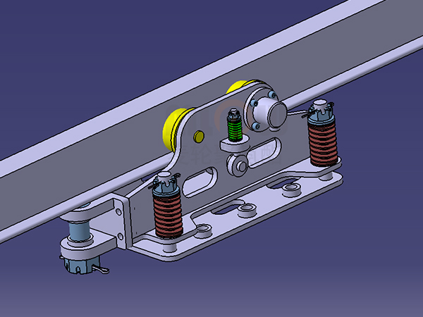 矿山巷道单轨吊裹胶轮
